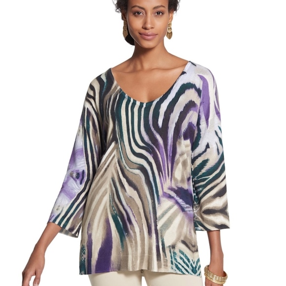 Chico's Sweaters - Chicos 3/4 sleeve Sweater - Size 0